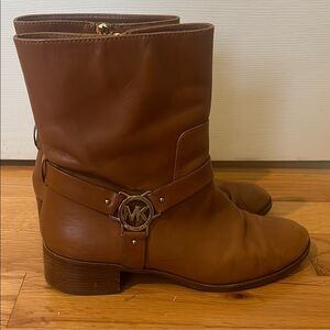 Michael Kors Tan Leather Ankle Boots women’s size 9.5